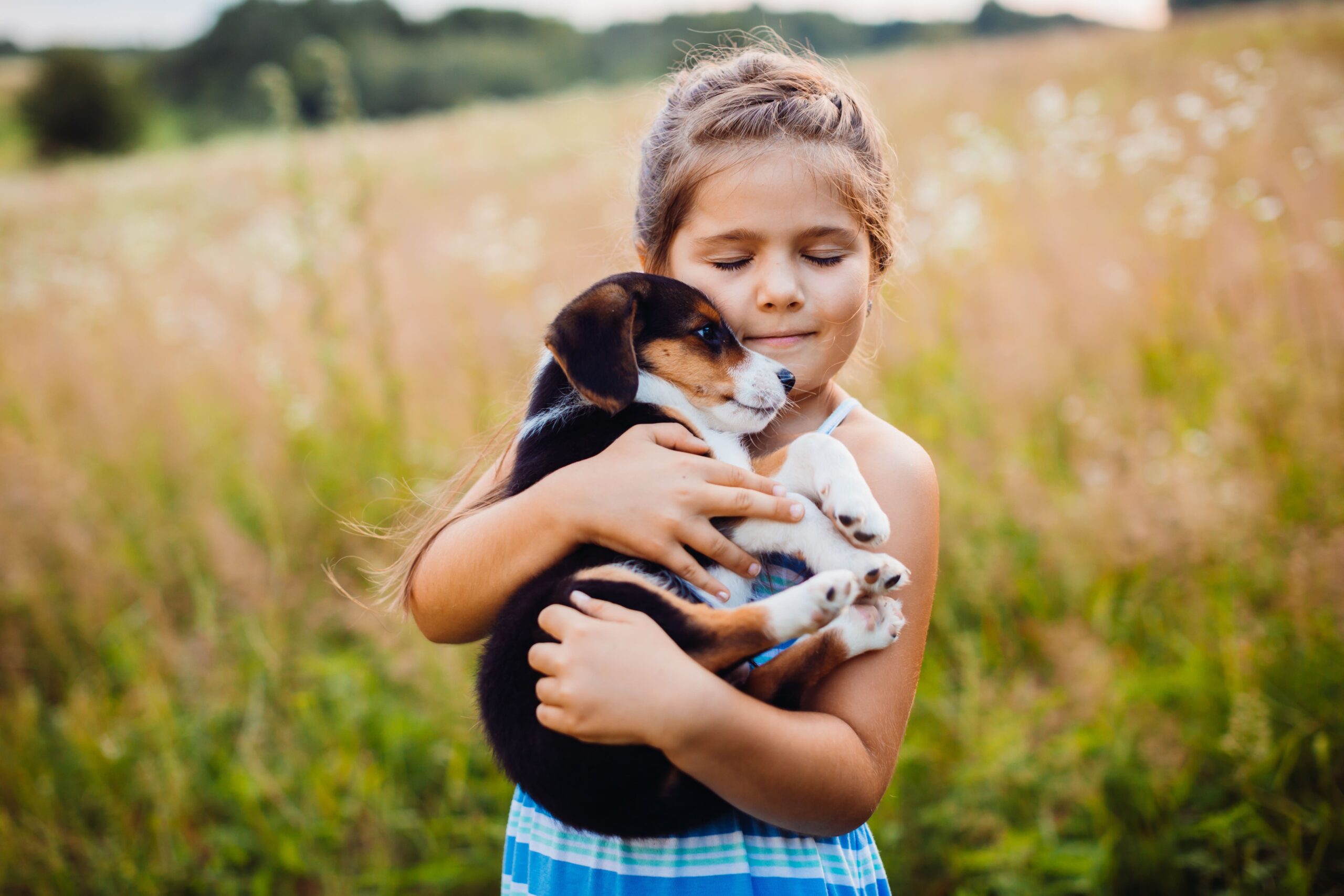 Growing children with pets