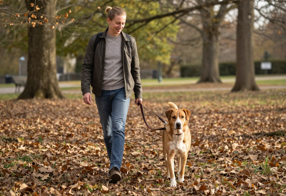 dog walking behavior